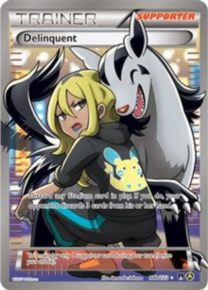 Delinquent (98b/122) (Full Art) (Alternate Art Promo) [XY: BREAKpoint] - Pokemon Single