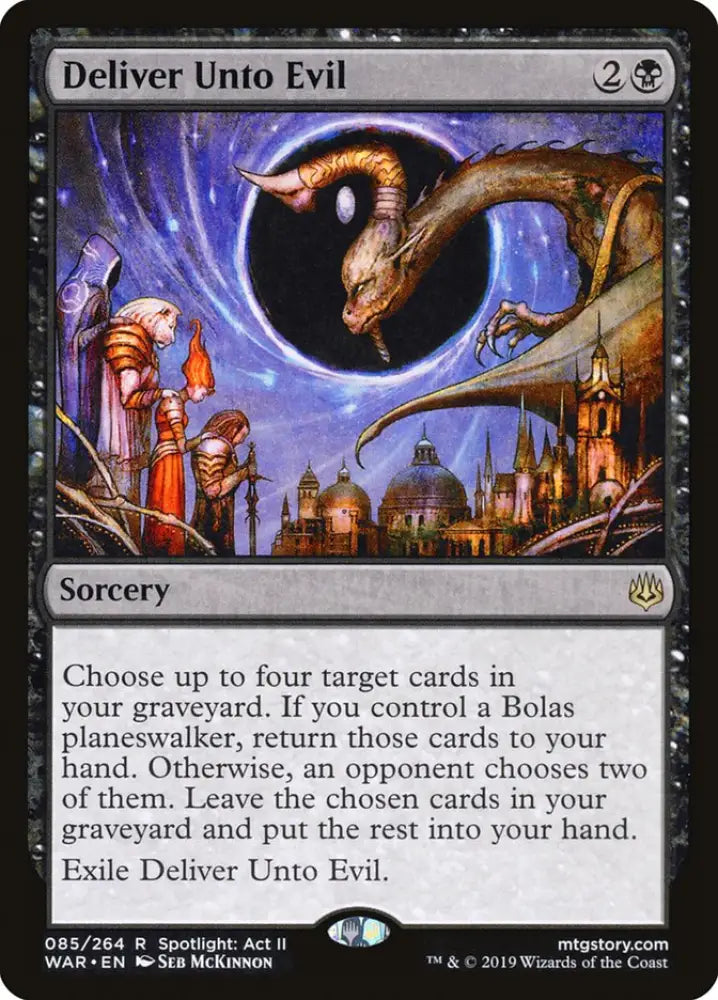 Deliver Unto Evil [War of the Spark] - MTG Single
