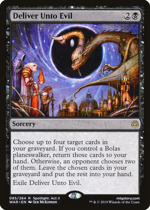Deliver Unto Evil [War of the Spark] - MTG Single