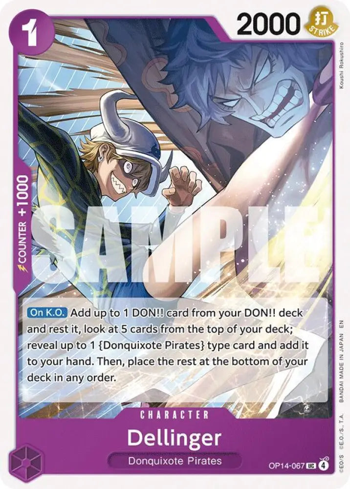 Dellinger (OP14-067) [The Azure Sea's Seven]