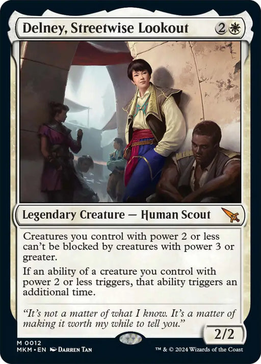Delney Streetwise Lookout [Murders at Karlov Manor] - MTG Single