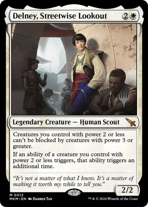 Delney Streetwise Lookout (Promo Pack) [Murders at Karlov Manor Promos] - MTG Single