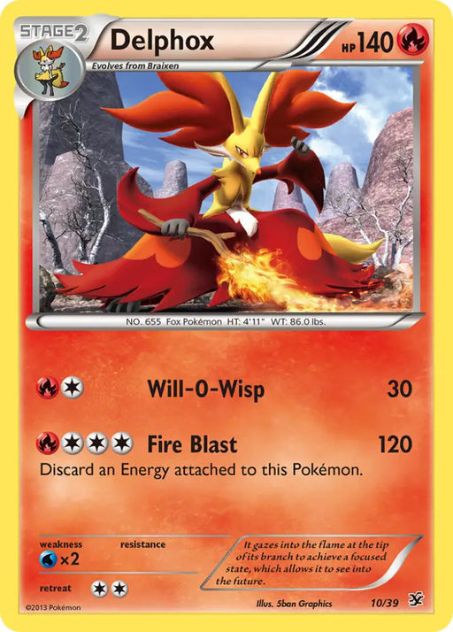 Delphox (10/39) [XY: Kalos Starter Set] - Pokemon Single