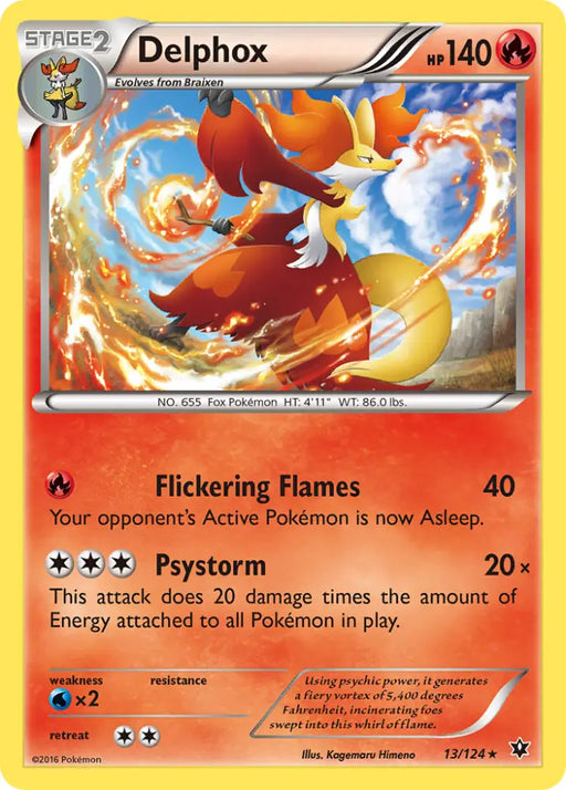 Delphox (13/124) [XY: Fates Collide] - Pokemon Single