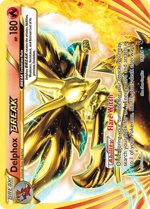 Delphox BREAK (14/124) [XY: Fates Collide] - Pokemon Single
