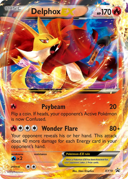 Delphox EX (XY19) [XY: Black Star Promos] - Pokemon Single