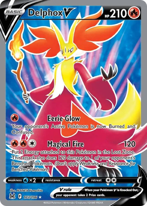 Delphox V (173/196) [Sword & Shield: Lost Origin] - Pokemon Single