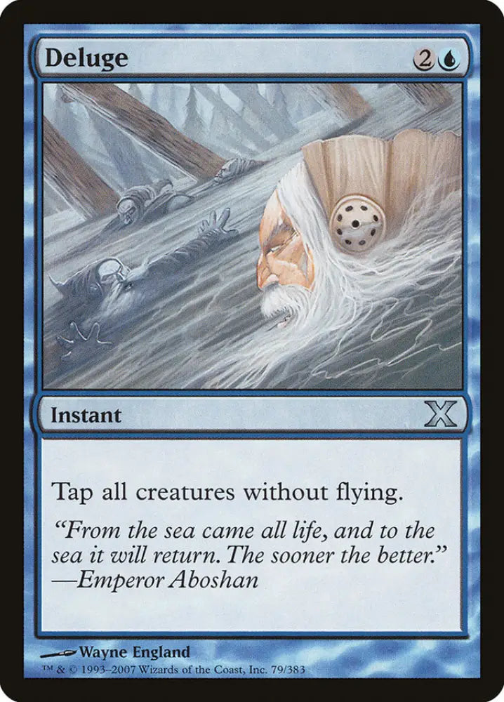 Deluge [Tenth Edition] - MTG Single