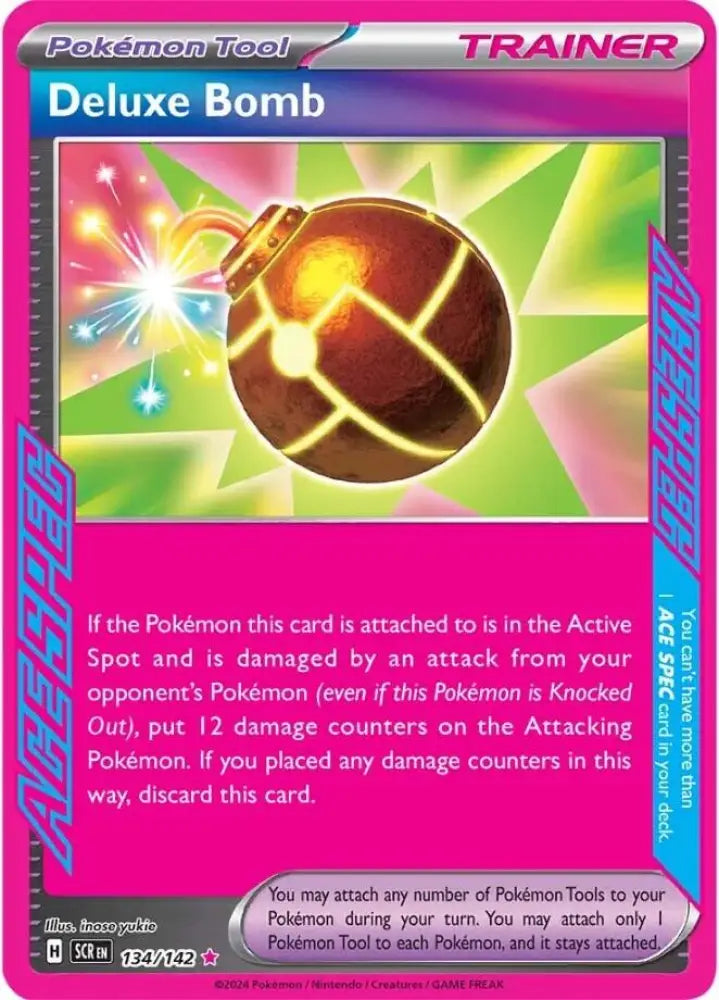 Deluxe Bomb (134/142) [Scarlet & Violet: Stellar Crown] - Pokemon Single