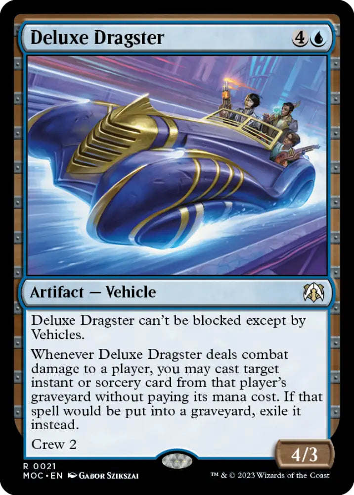 Deluxe Dragster [March of the Machine Commander] - MTG Single