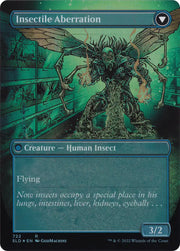 Delver of Secrets // Insectile Aberration (Borderless) [Secret Lair: From Cute to Brute] - MTG Single