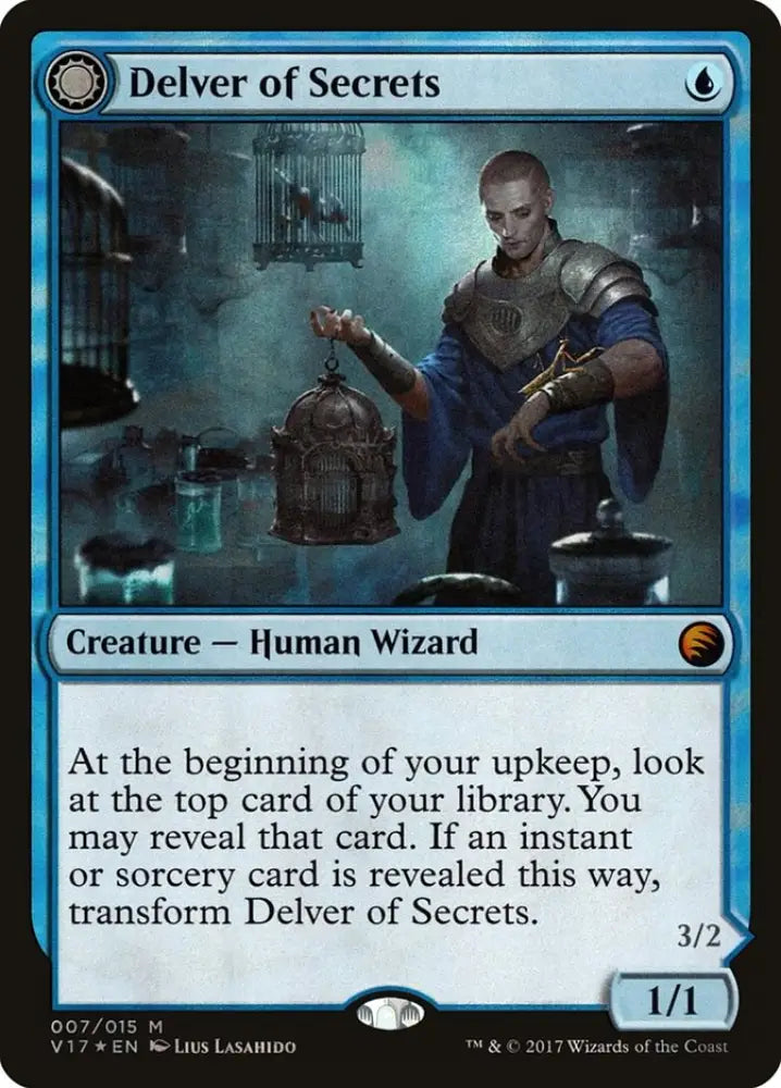 Delver of Secrets // Insectile Aberration [From the Vault: Transform] - MTG Single