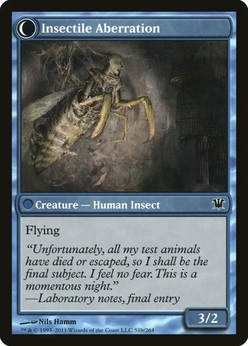 Delver of Secrets // Insectile Aberration [Innistrad] - MTG Single