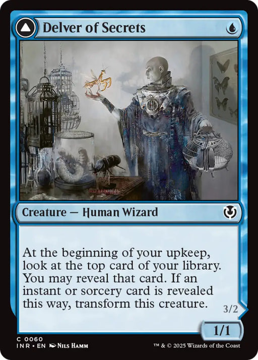 Delver of Secrets // Insectile Aberration [Innistrad Remastered] - MTG Single