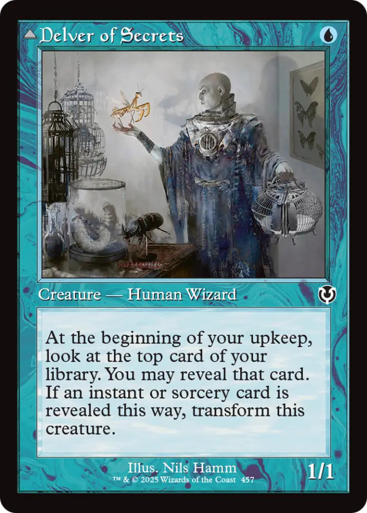 Delver of Secrets // Insectile Aberration (Retro Frame) [Innistrad Remastered] - MTG Single