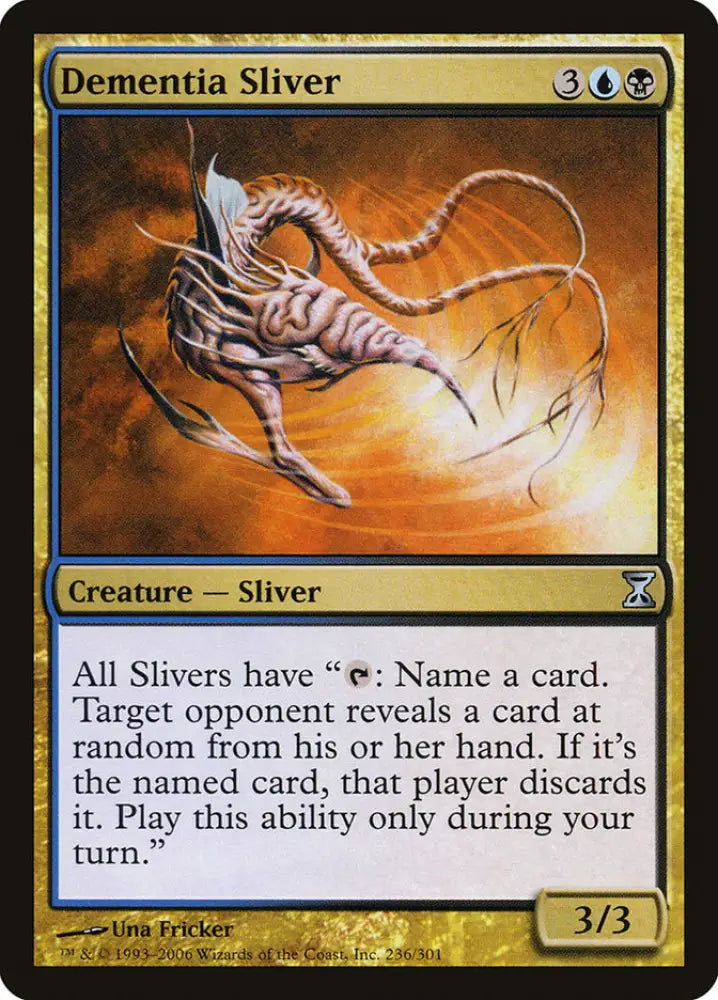 Dementia Sliver [Time Spiral] - MTG Single