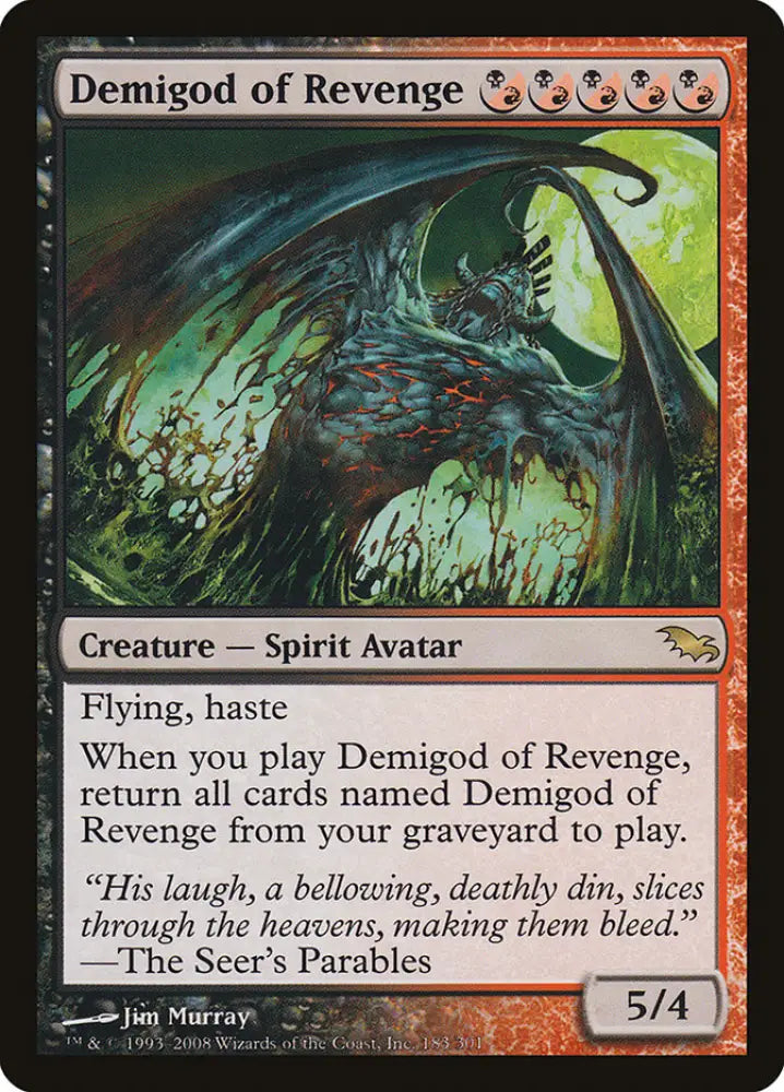Demigod of Revenge [Shadowmoor] - MTG Single