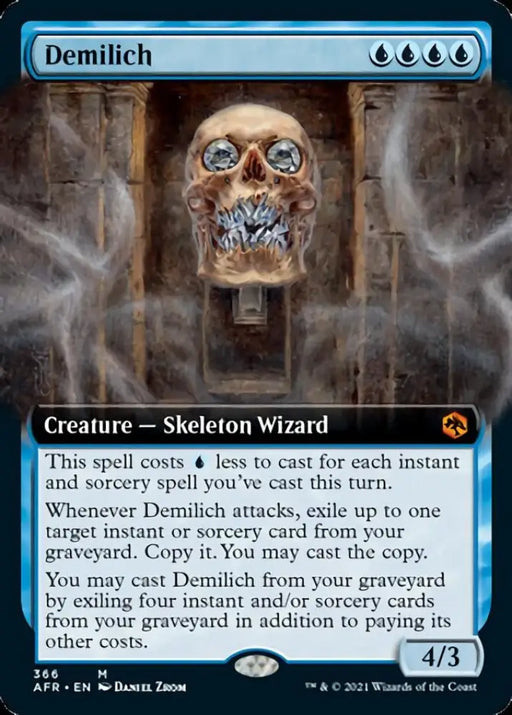Demilich (Extended Art) [Dungeons & Dragons: Adventures in the Forgotten Realms] - MTG Single