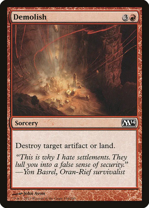 Demolish [Magic 2014] - MTG Single