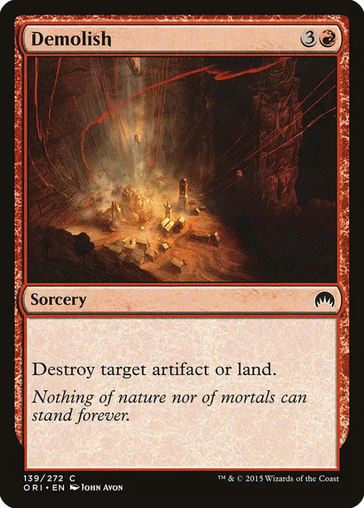 Demolish [Magic Origins] - MTG Single