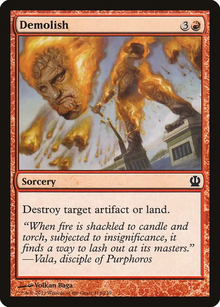 Demolish [Theros] - MTG Single