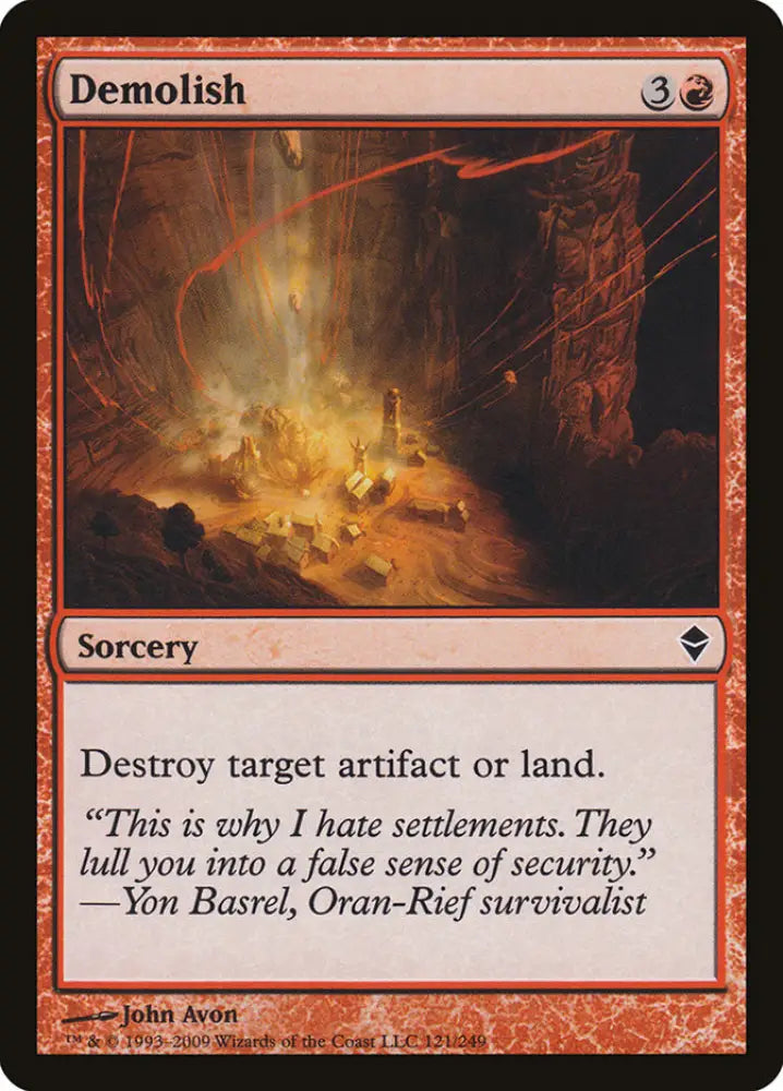 Demolish [Zendikar] - MTG Single