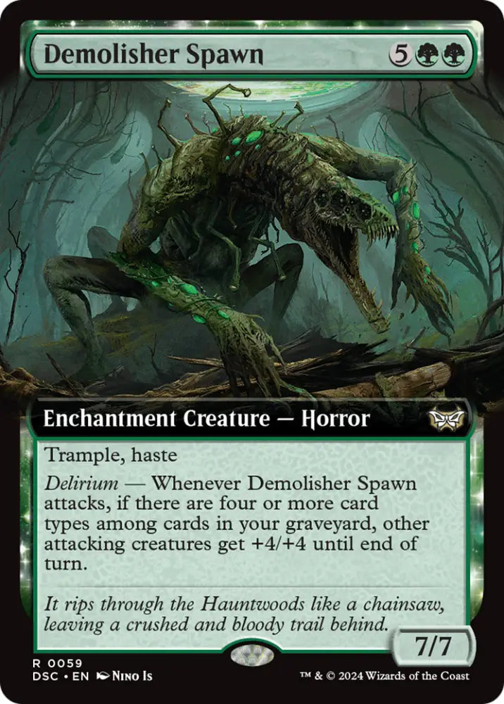 Demolisher Spawn (Extended Art) [Duskmourn: House of Horror Commander] - MTG Single