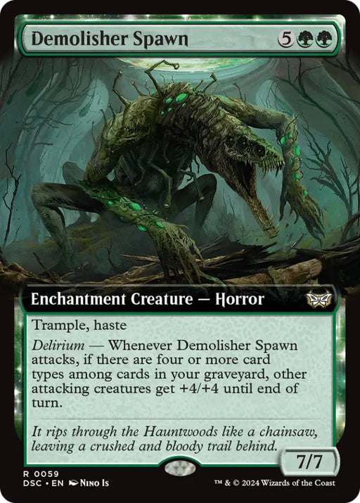 Demolisher Spawn (Extended Art) [Duskmourn: House of Horror Commander] - MTG Single