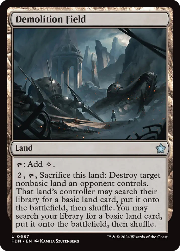 Demolition Field [Foundations] - MTG Single
