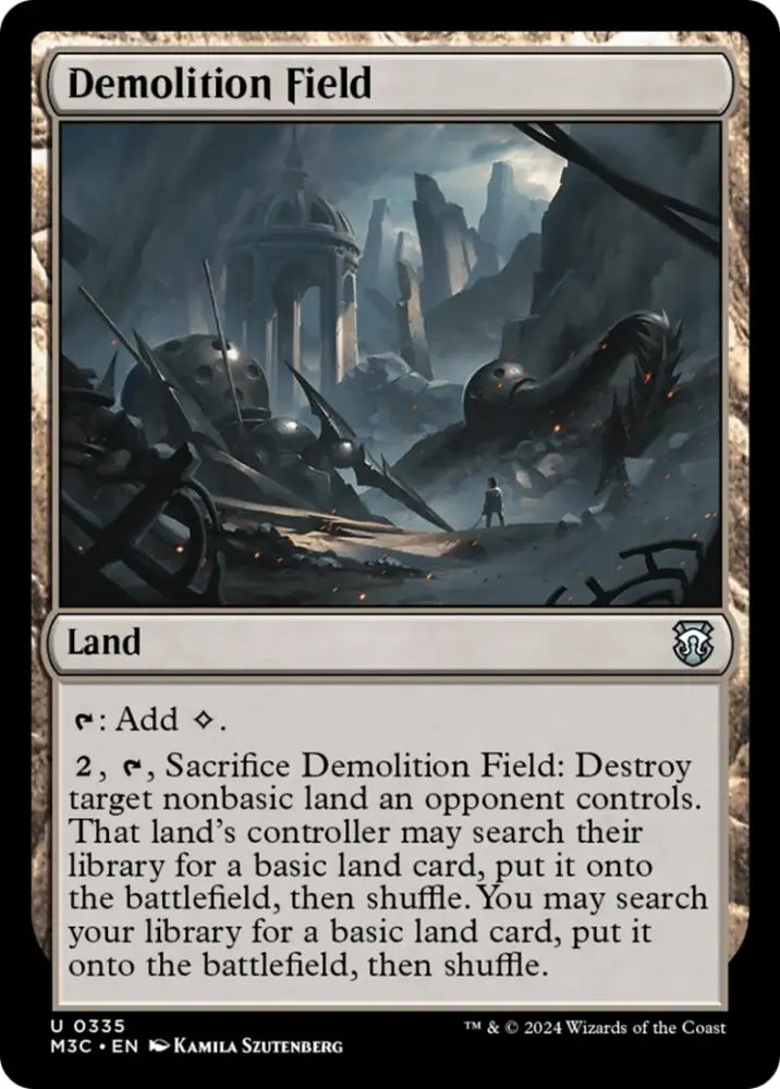 Demolition Field [Modern Horizons 3 Commander] - MTG Single