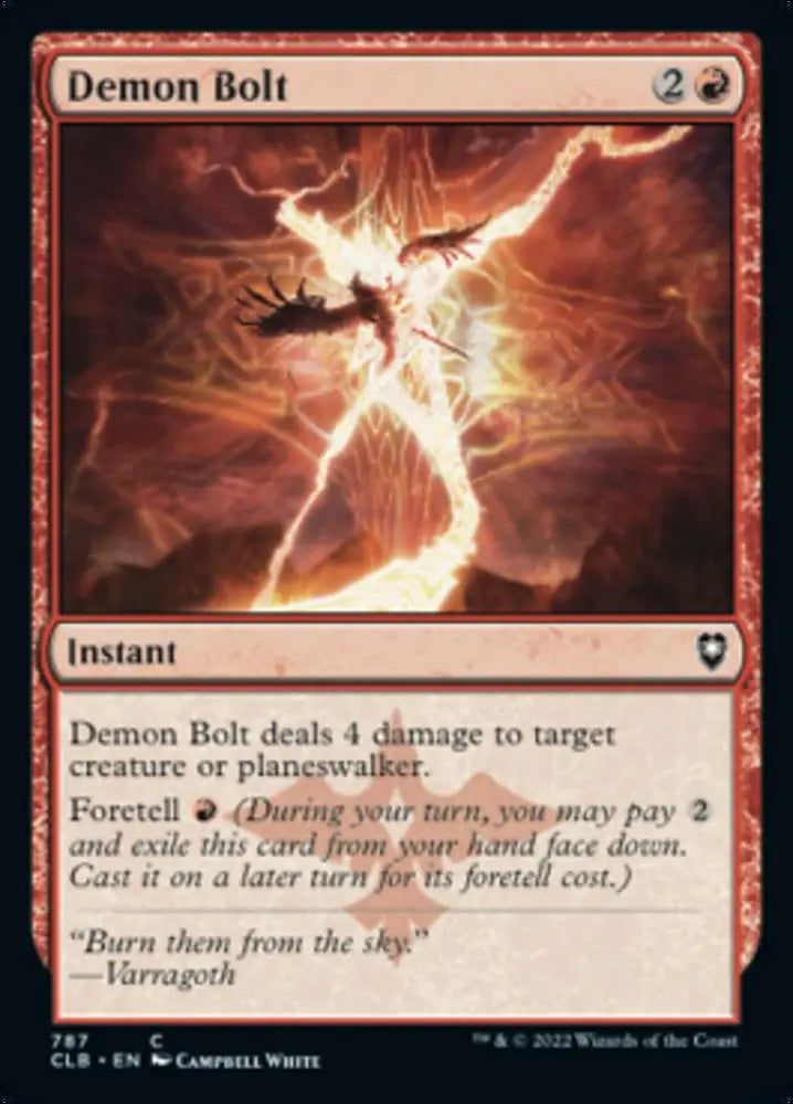 Demon Bolt [Commander Legends: Battle for Baldur’s Gate] - MTG Single