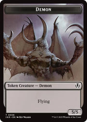 Demon // Human Cleric Double-Sided Token [Innistrad Remastered Tokens] - MTG Single