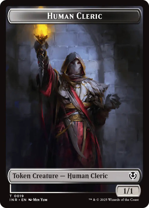 Demon // Human Cleric Double-Sided Token [Innistrad Remastered Tokens] - MTG Single