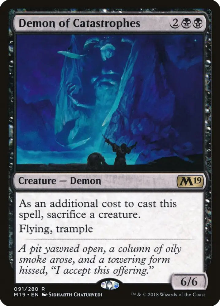 Demon of Catastrophes [Core Set 2019] - MTG Single
