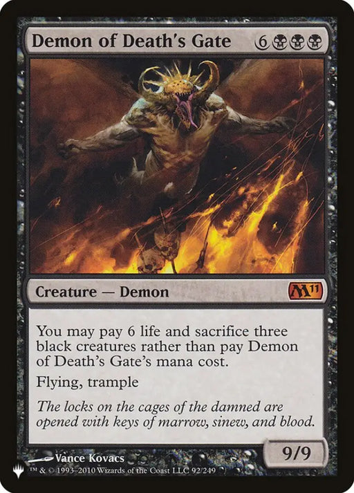 Demon of Death’s Gate [The List] - MTG Single