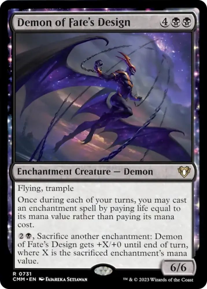 Demon of Fate’s Design [Commander Masters] - MTG Single