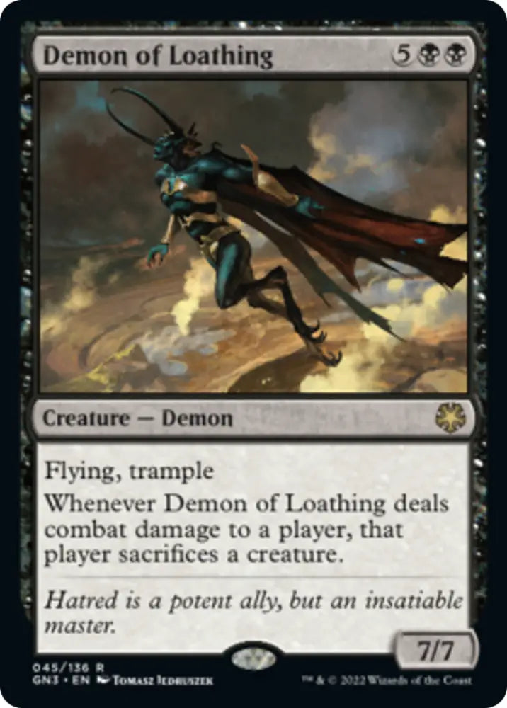 Demon of Loathing [Game Night: Free-for-All] - MTG Single