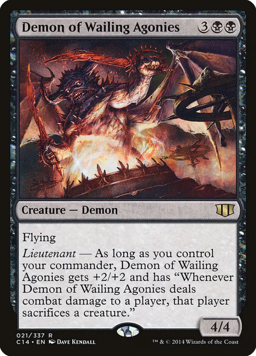 Demon of Wailing Agonies [Commander 2014] - MTG Single
