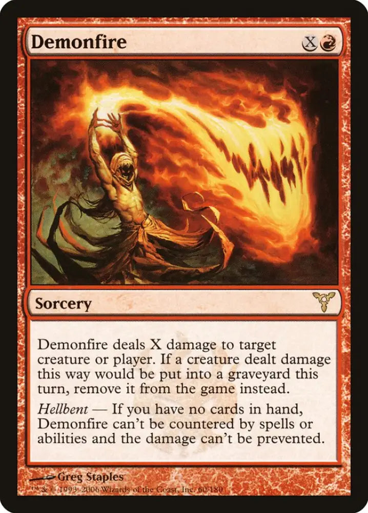 Demonfire [Dissension] - MTG Single