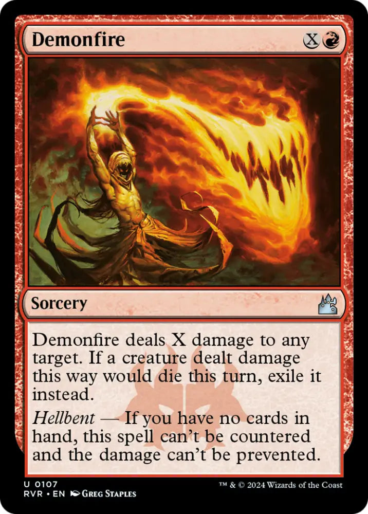 Demonfire [Ravnica Remastered] - MTG Single