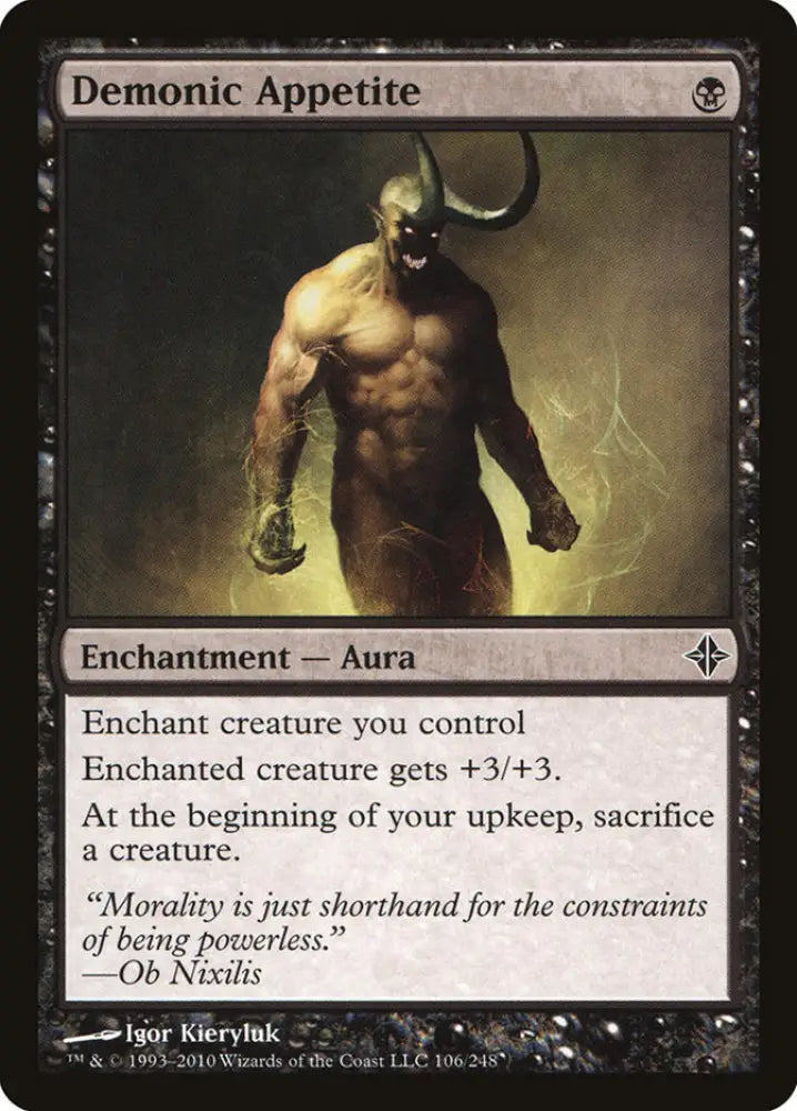 Demonic Appetite [Rise of the Eldrazi] - MTG Single