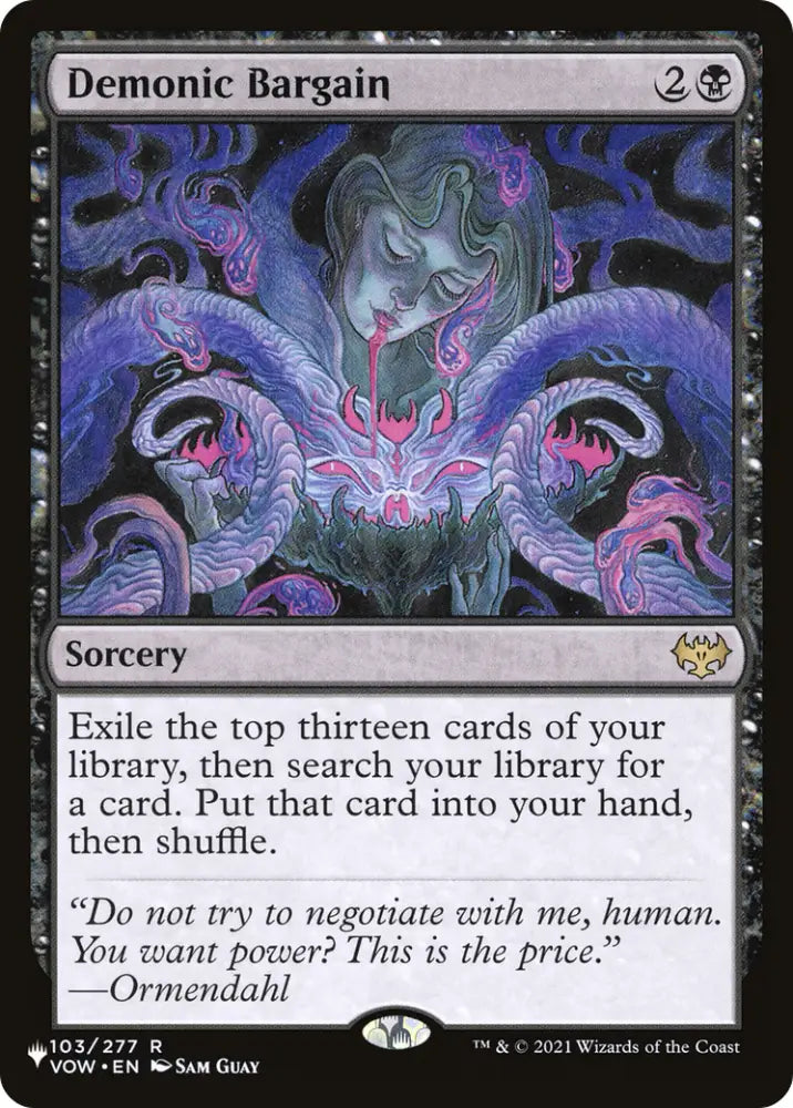 Demonic Bargain [The List] - MTG Single