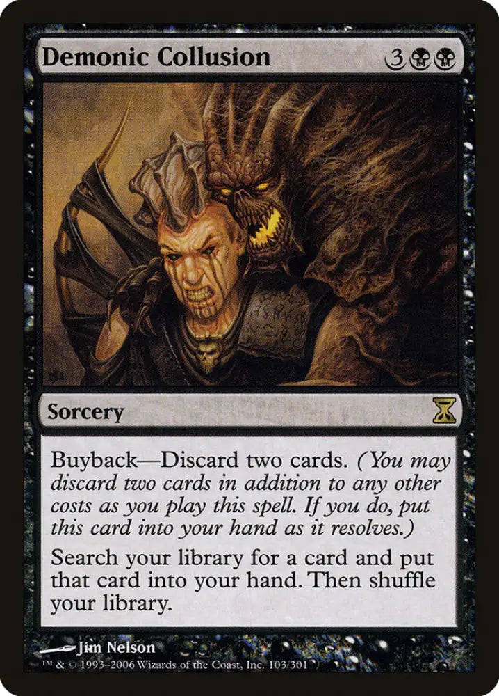 Demonic Collusion [Time Spiral] - MTG Single