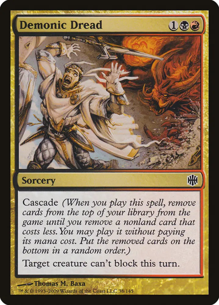 Demonic Dread [Alara Reborn] - MTG Single
