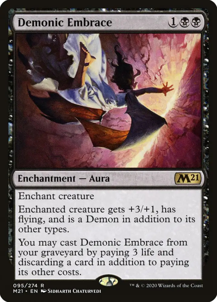Demonic Embrace [Core Set 2021] - MTG Single