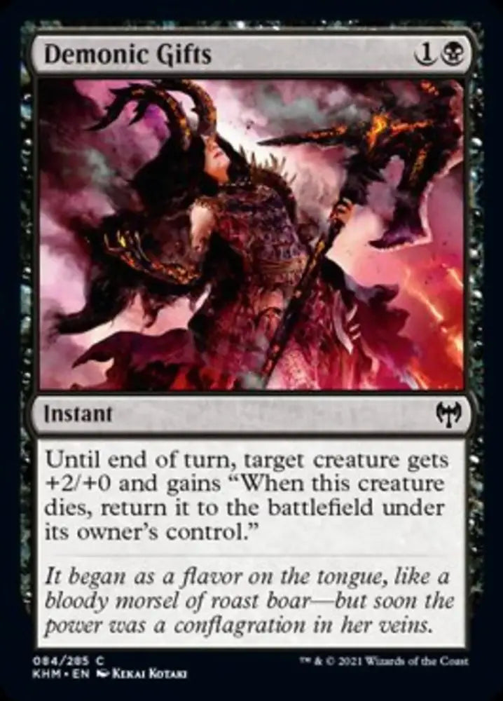 Demonic Gifts [Kaldheim] - MTG Single