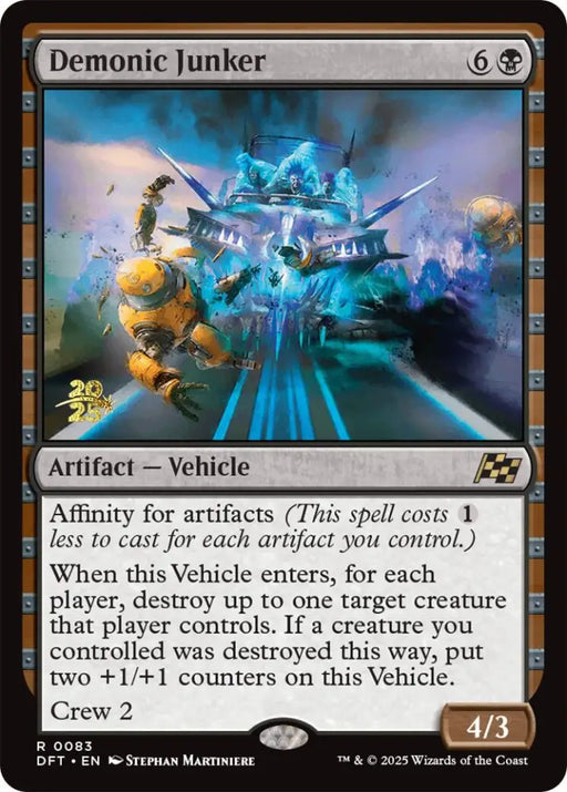 Demonic Junker [Aetherdrift Prerelease Promos] - MTG Single
