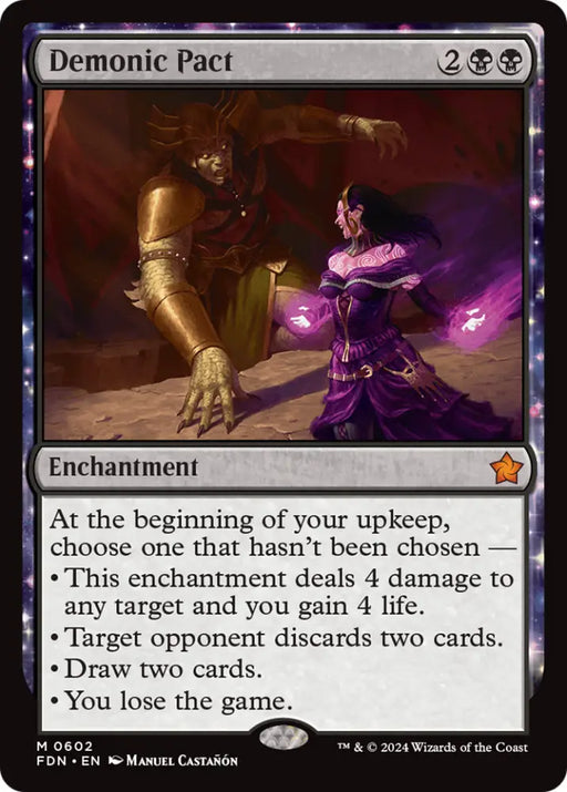 Demonic Pact [Foundations] - MTG Single