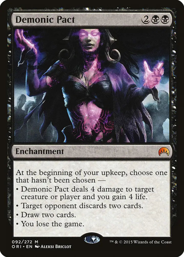 Demonic Pact [Magic Origins] - MTG Single