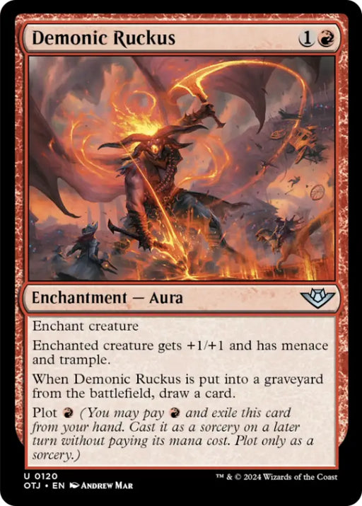 Demonic Ruckus [Outlaws of Thunder Junction] - MTG Single